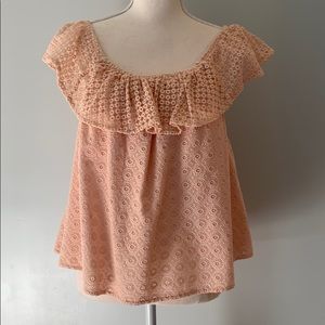 Rebecca minkoff pink top